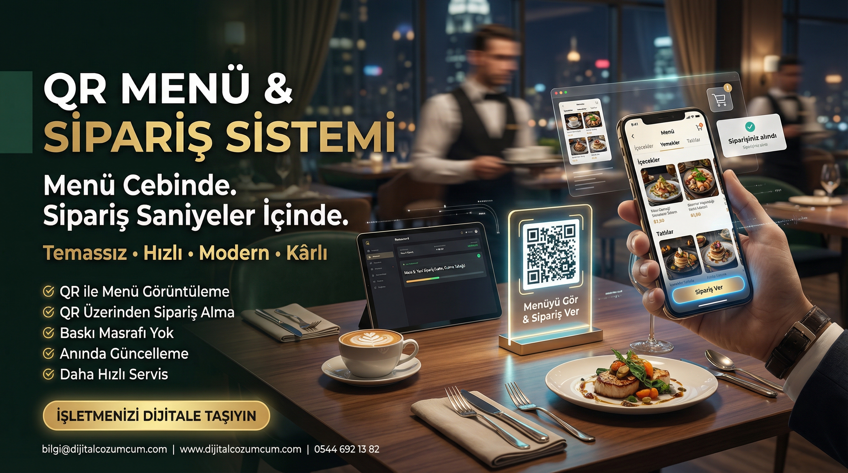 QR Menü - Sipariş Sistemi