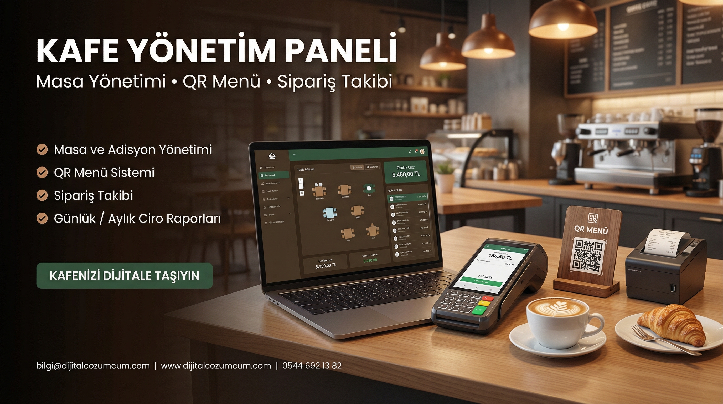 Kafe Yönetim Paneli